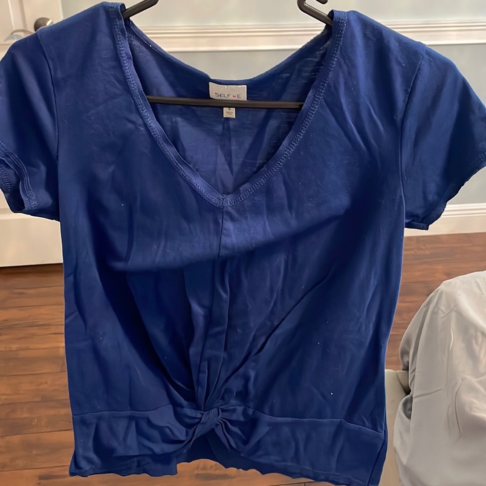 Blue juniors t shirt